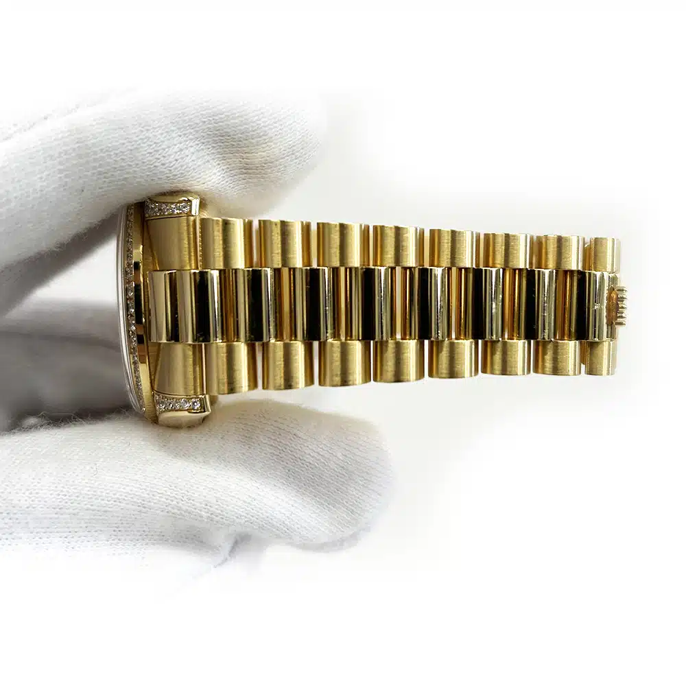 Rolex Day-Date 36 118388 Yellow Gold with Purple Dial Watch – image 5