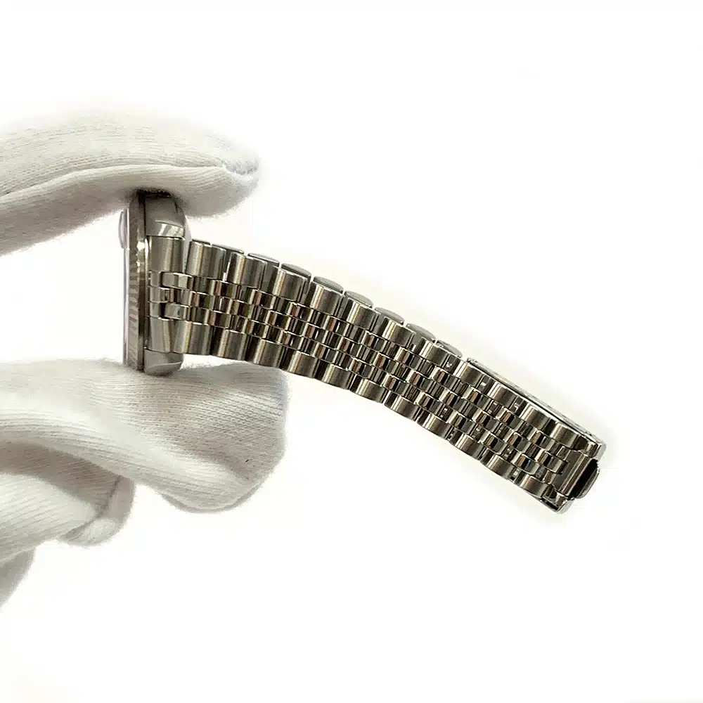 Rolex Datejust 31 Salmon Roman Dial 78274 Stainless Steel & White Gold Jubilee Watch 2000 – image 7