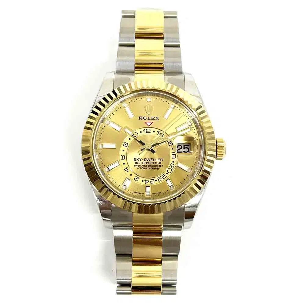 Rolex Sky-Dweller SS/YG Oyster 42mm 336933-0001 Champagne Dial MINT 2023 – image 2