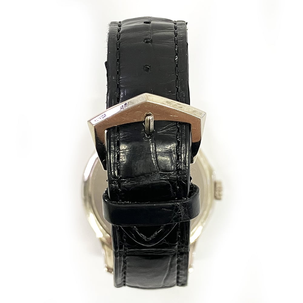 Patek Philippe Calatrava 39mm 5227G-010 White Gold With Black Leather Watch Black Dial 2017