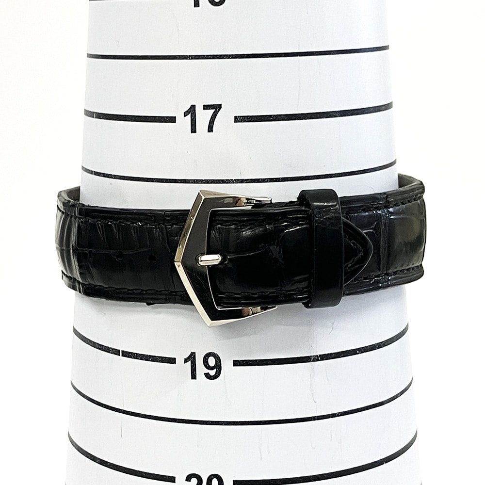 Patek Philippe Calatrava 39mm 5227G-010 White Gold With Black Leather Watch Black Dial 2017