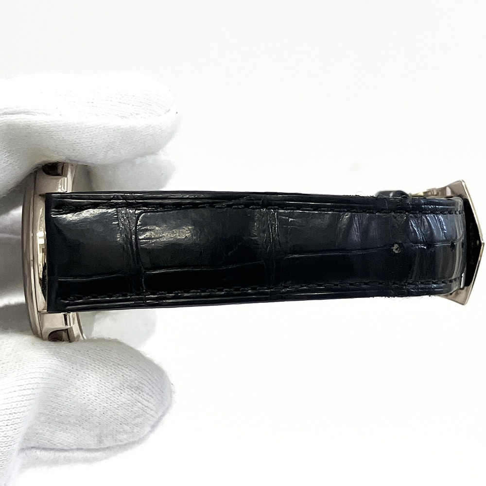 Patek Philippe Calatrava 39mm 5227G-010 White Gold With Black Leather Watch Black Dial 2017