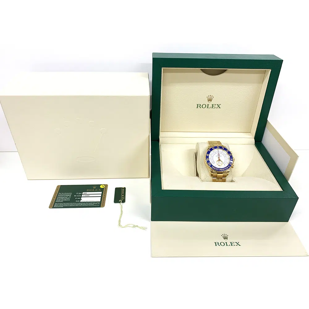 Rolex Yacht-Master II 44mm 116688 Yellow Gold with White Dial Watch – image 8