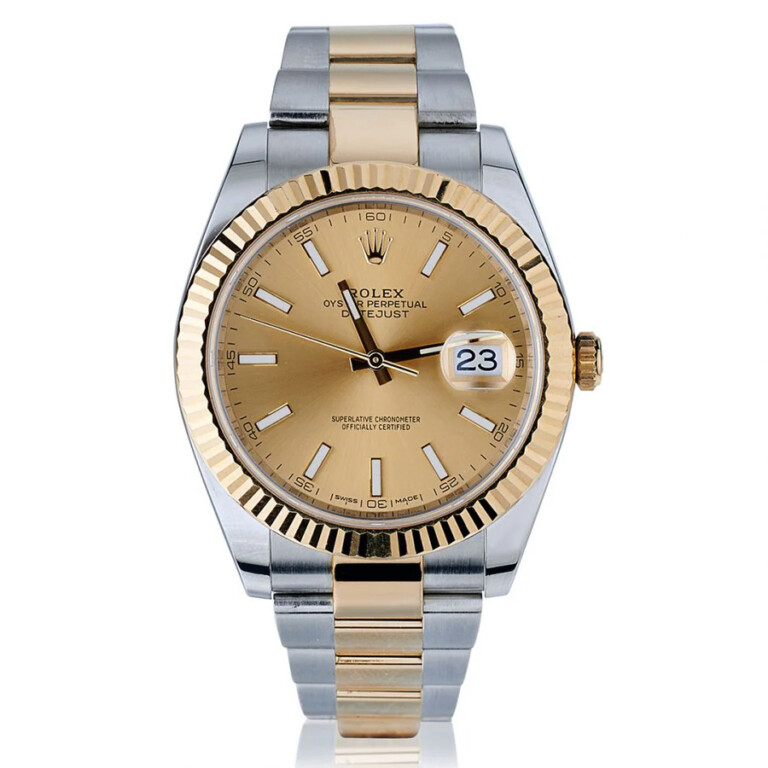 Rolex Datejust Champagne Dial 41mm 126333 Yellow Gold & Stainless Steel Oyster Watch MINT 2019