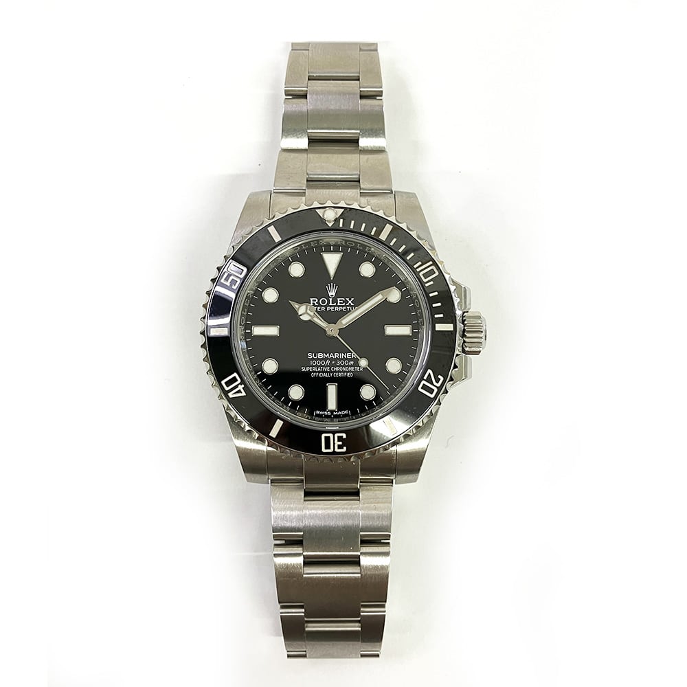 Rolex 40mm Submariner 114060 Oyster Stainless Steel with Black Dial Watch 2018