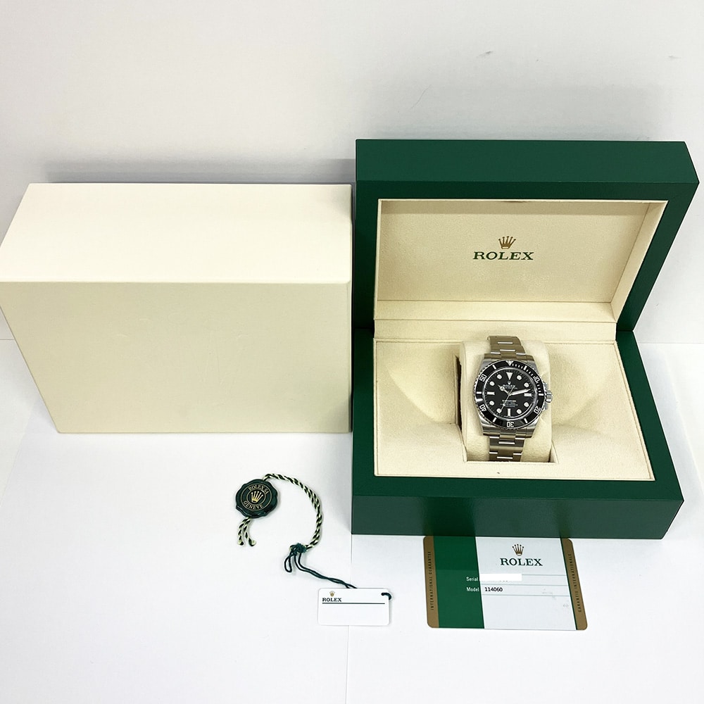 Rolex 40mm Submariner 114060 Oyster Stainless Steel with Black Dial Watch 2018