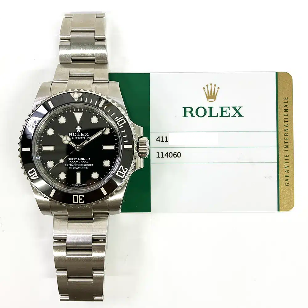 Rolex 40mm Submariner 114060 Oyster Stainless Steel with Black Dial Watch 2018 – image 2