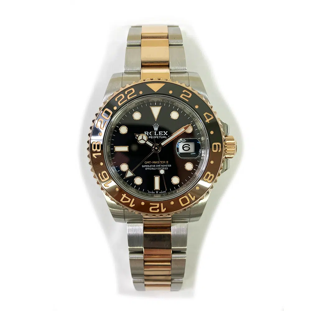 Rolex GMT-Master II  Black Dial 126711CHNR  Stainless Steel/Rose Gold Oyster Bracelet 2019 – image 3