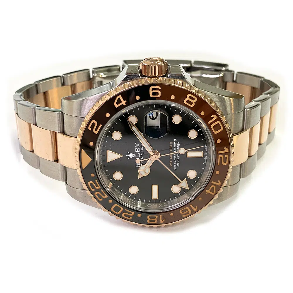 Rolex GMT-Master II  Black Dial 126711CHNR  Stainless Steel/Rose Gold Oyster Bracelet 2019 – image 4