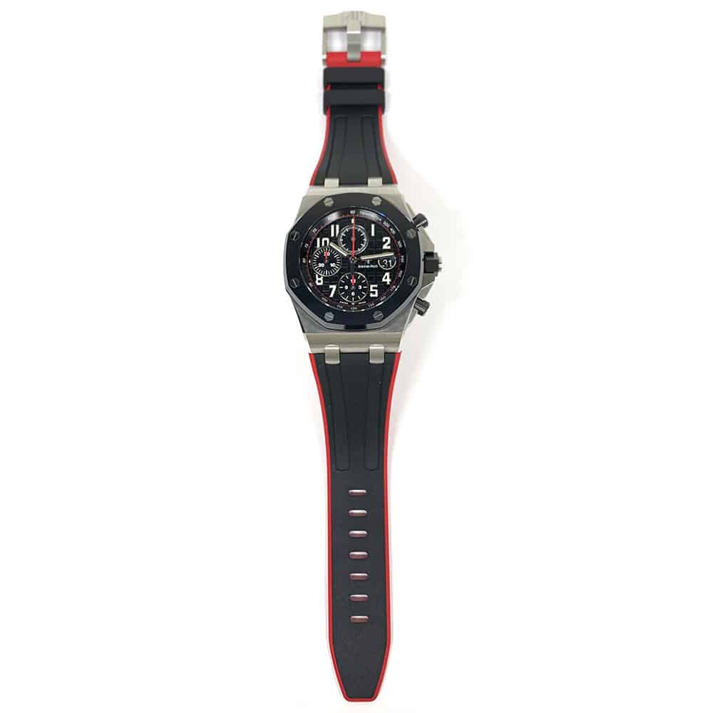 Audemars Piguet Royal Oak Offshore Black Dial 26470SO.OO.A002CA.01 42mm Stainless Steel with Black Rubber Watch 2019