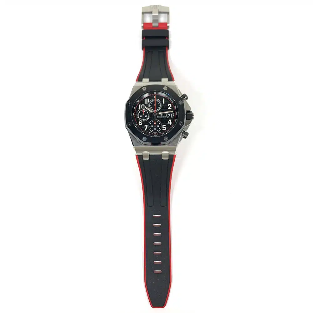 Audemars Piguet Royal Oak Offshore Black Dial 26470SO.OO.A002CA.01 42mm Stainless Steel with Black Rubber Watch 2019 – image 4