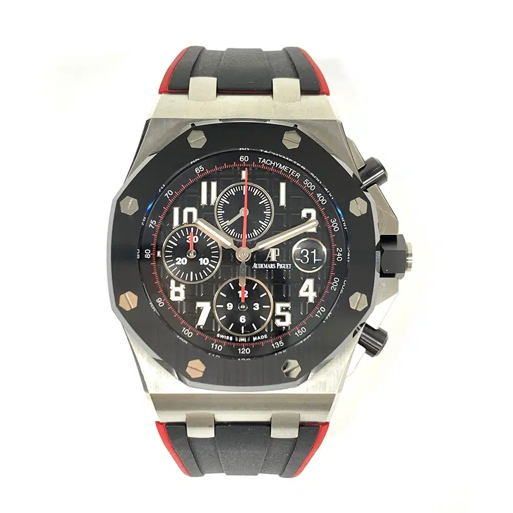 Audemars Piguet Royal Oak Offshore Black Dial 26470SO.OO.A002CA.01 42mm Stainless Steel with Black Rubber Watch 2019 – image 6