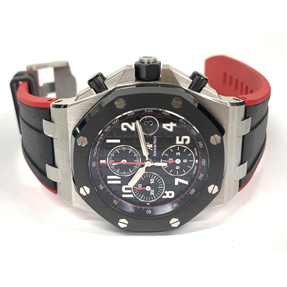 Audemars Piguet Royal Oak Offshore Black Dial 26470SO.OO.A002CA.01 42mm Stainless Steel with Black Rubber Watch 2019