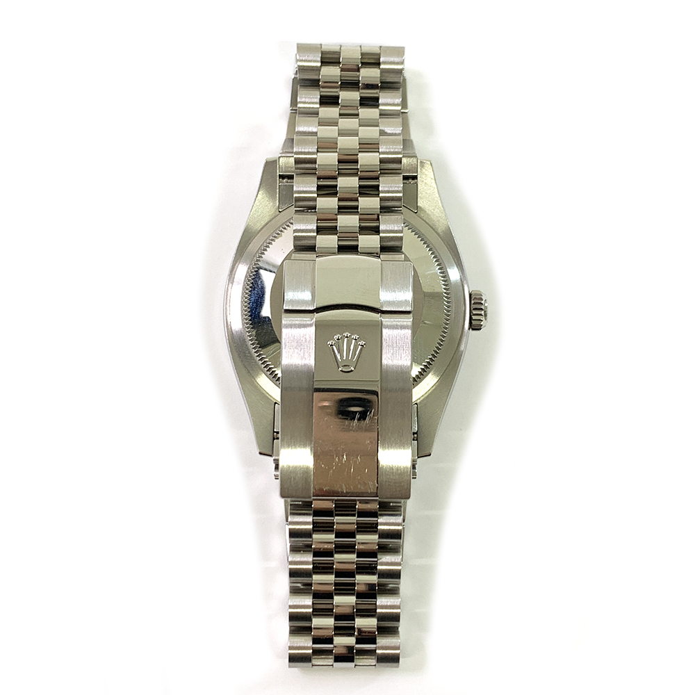 Rolex Datejust 36mm 126200-0017 Jubilee Stainless Steel Watch Slate Grey Wimbledon Dial MINT 2023