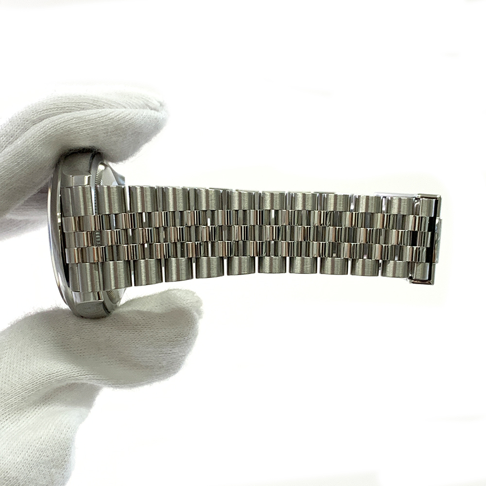 Rolex Datejust 36mm 126200-0017 Jubilee Stainless Steel Watch Slate Grey Wimbledon Dial MINT 2023