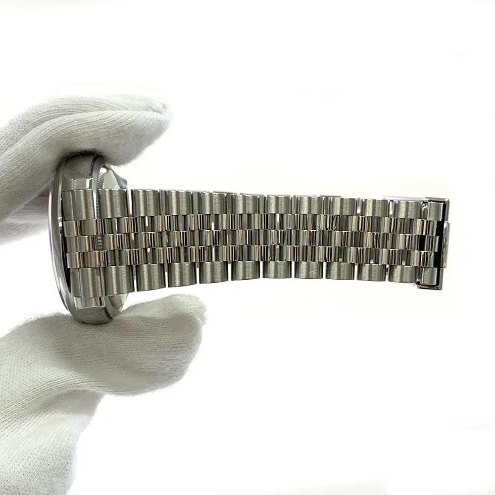 Rolex Datejust 36mm 126200-0017 Jubilee Stainless Steel Watch Slate Grey Wimbledon Dial MINT 2023 – image 7
