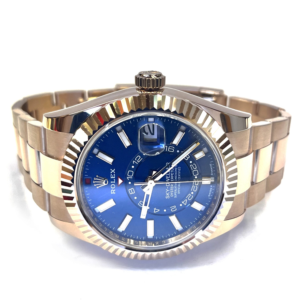 Rolex Sky-Dweller 336935-0001 42mm Rose Gold with Blue Dial watch 2024