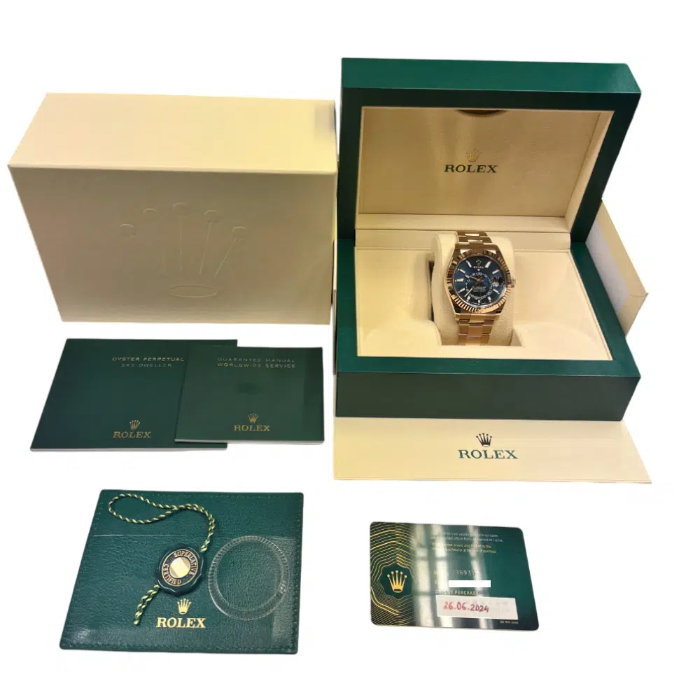 Rolex Sky-Dweller 336935-0001 42mm Rose Gold with Blue Dial watch 2024 – image 7