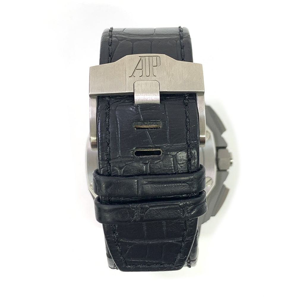 Audemars Piguet Royal Oak Chronograph 26400IO.OO.A004CA.02 Titanium with Black Rubber Grey Dial