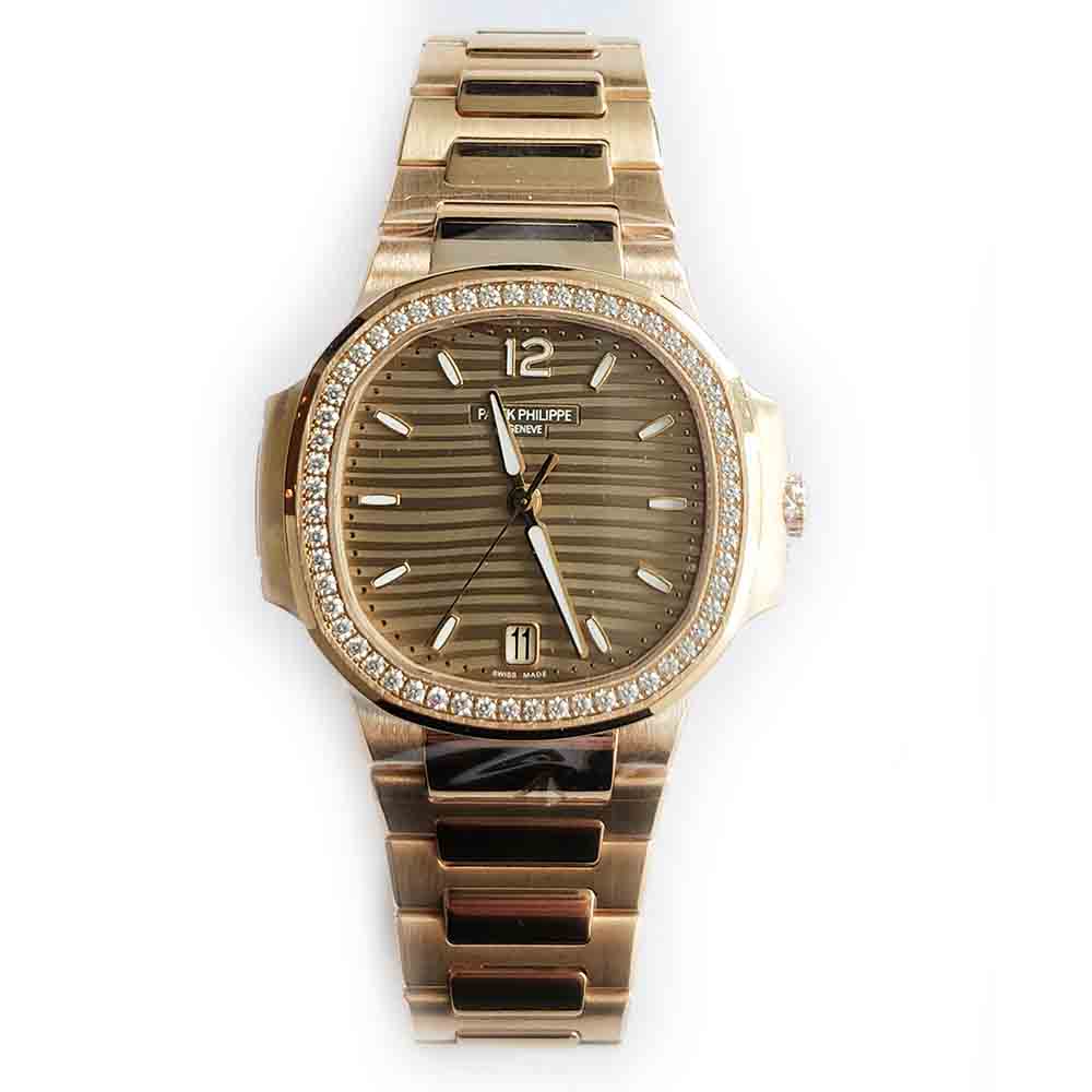 Patek Philippe Nautilus 7118/1200R-010 35.2mm Rose Gold Watch MINT 2016