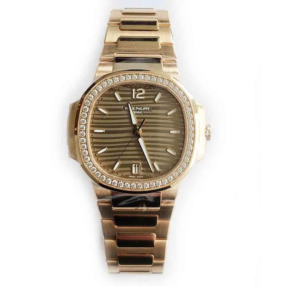 Patek Philippe Nautilus 7118/1200R-010 35.2mm Rose Gold Watch MINT 2016 – image 3