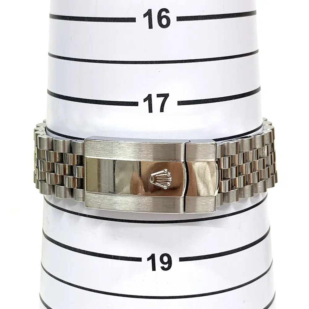 Rolex Datejust 41mm Jubilee 126334 Stainless Steel Watch Blue Diamond Dial – image 6