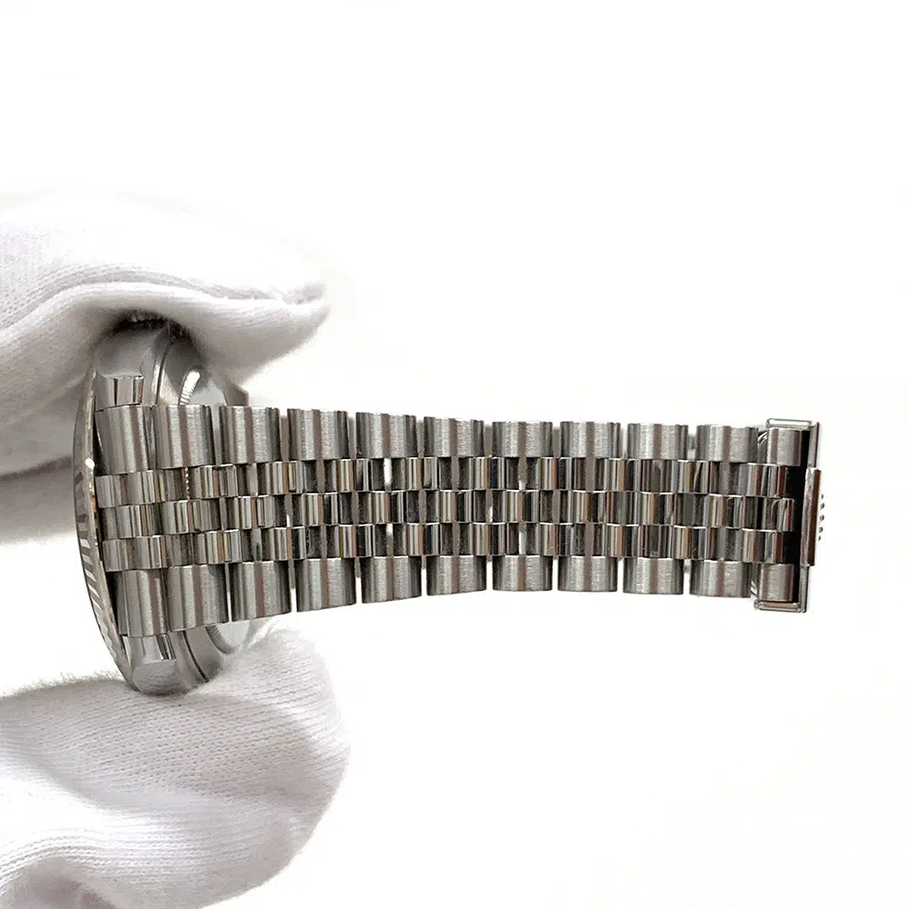 Rolex Datejust 41mm Jubilee 126334 Stainless Steel Watch Blue Diamond Dial – image 7