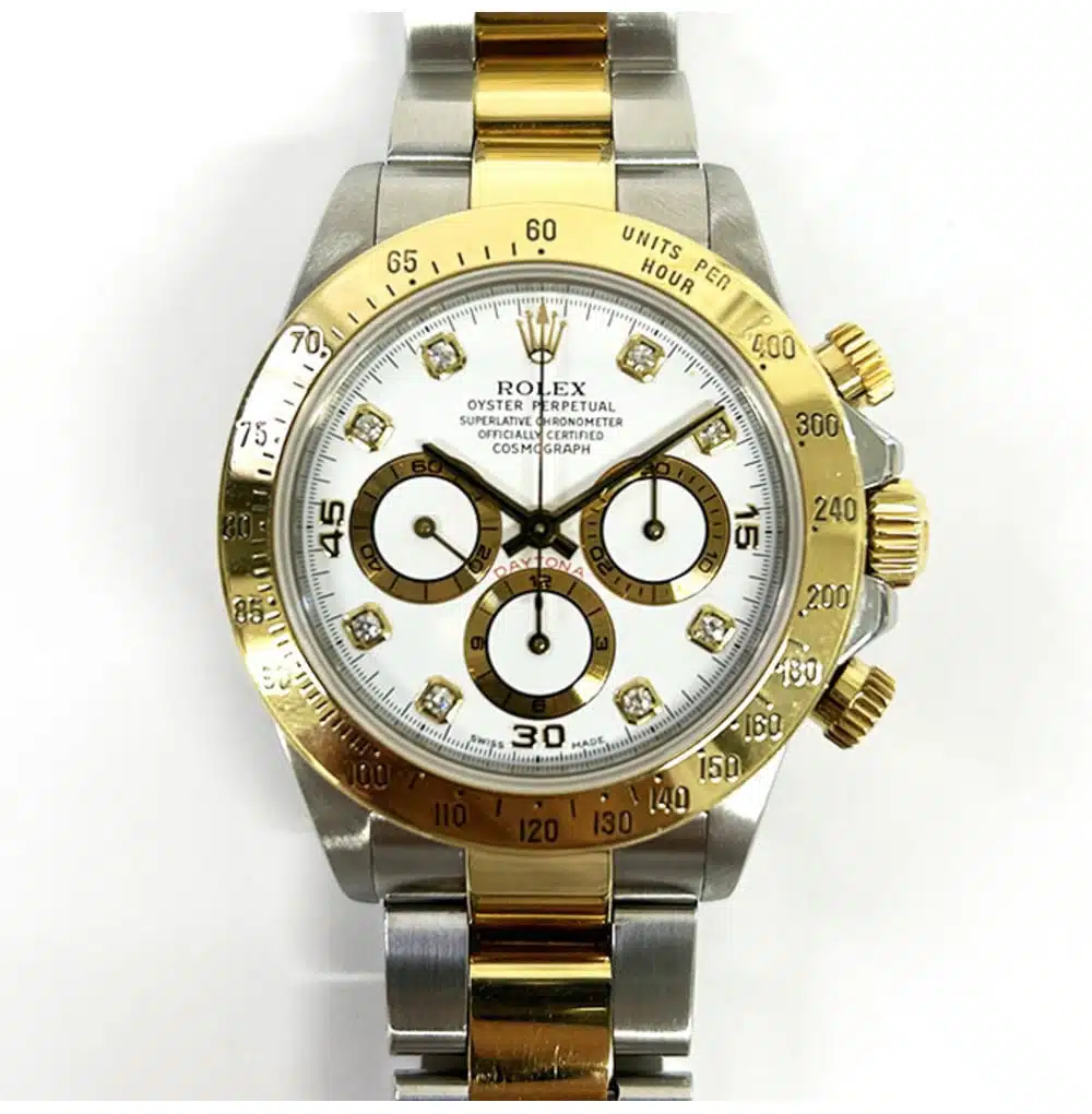 Rolex Daytona 16523 40mm Gold/Steel with White Dial Watch 2000 – image 2