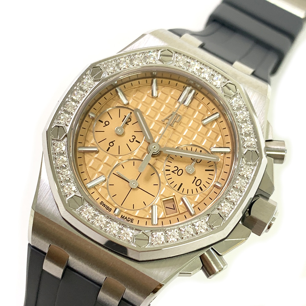 AP Royal Oak Offshore Lady 37mm Stainless Steel with Salmon Dial Watch