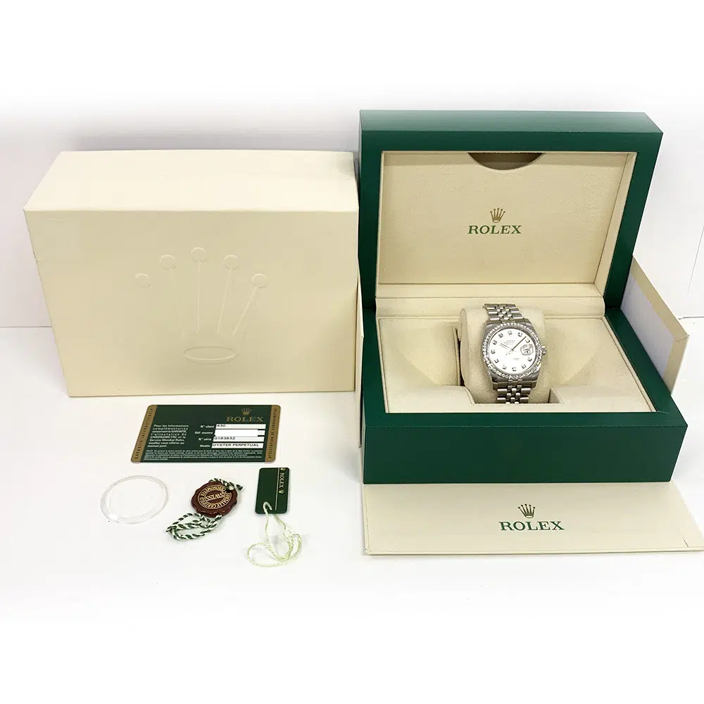 Rolex Datejust 116244 36mm Stainless Steel with Silver Dial Watch 2012 – image 9