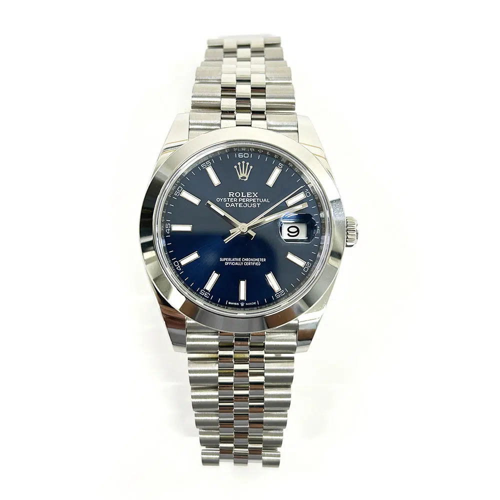 Rolex Datejust 41mm 126300-0002 Jubilee Stainless Steel Watch Blue Index Dial 2024 – image 3