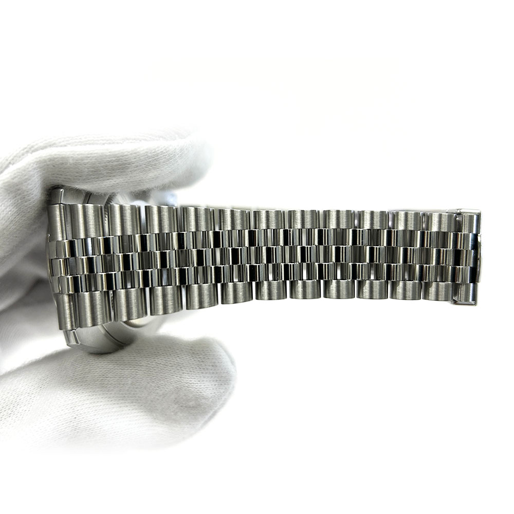 Rolex Datejust 41mm 126300-0002 Jubilee Stainless Steel Watch Blue Index Dial 2024