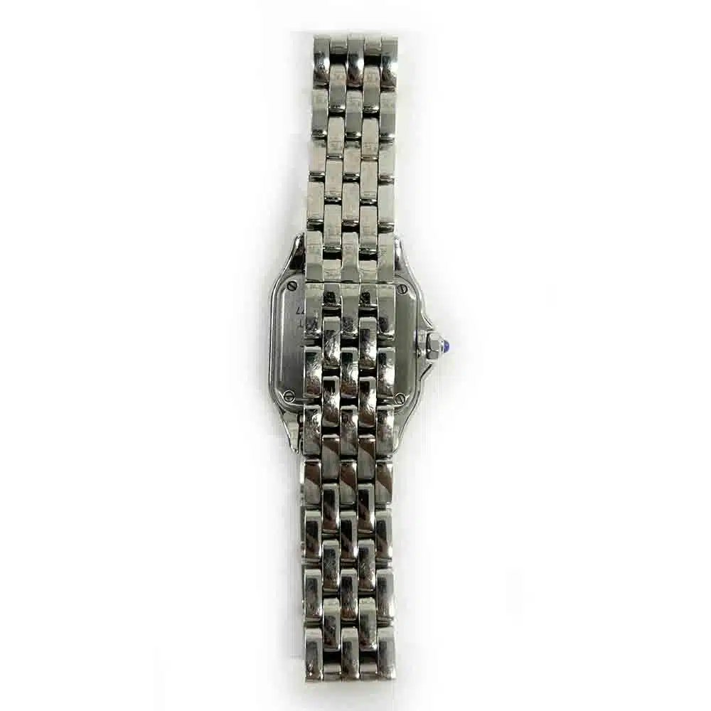 Cartier Panthere W4PN0007 Stainless Steel White Roman Dial with Diamond Bezel Watch 2021 – image 4