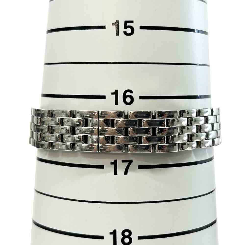 Cartier Panthere W4PN0007 Stainless Steel White Roman Dial with Diamond Bezel Watch 2021