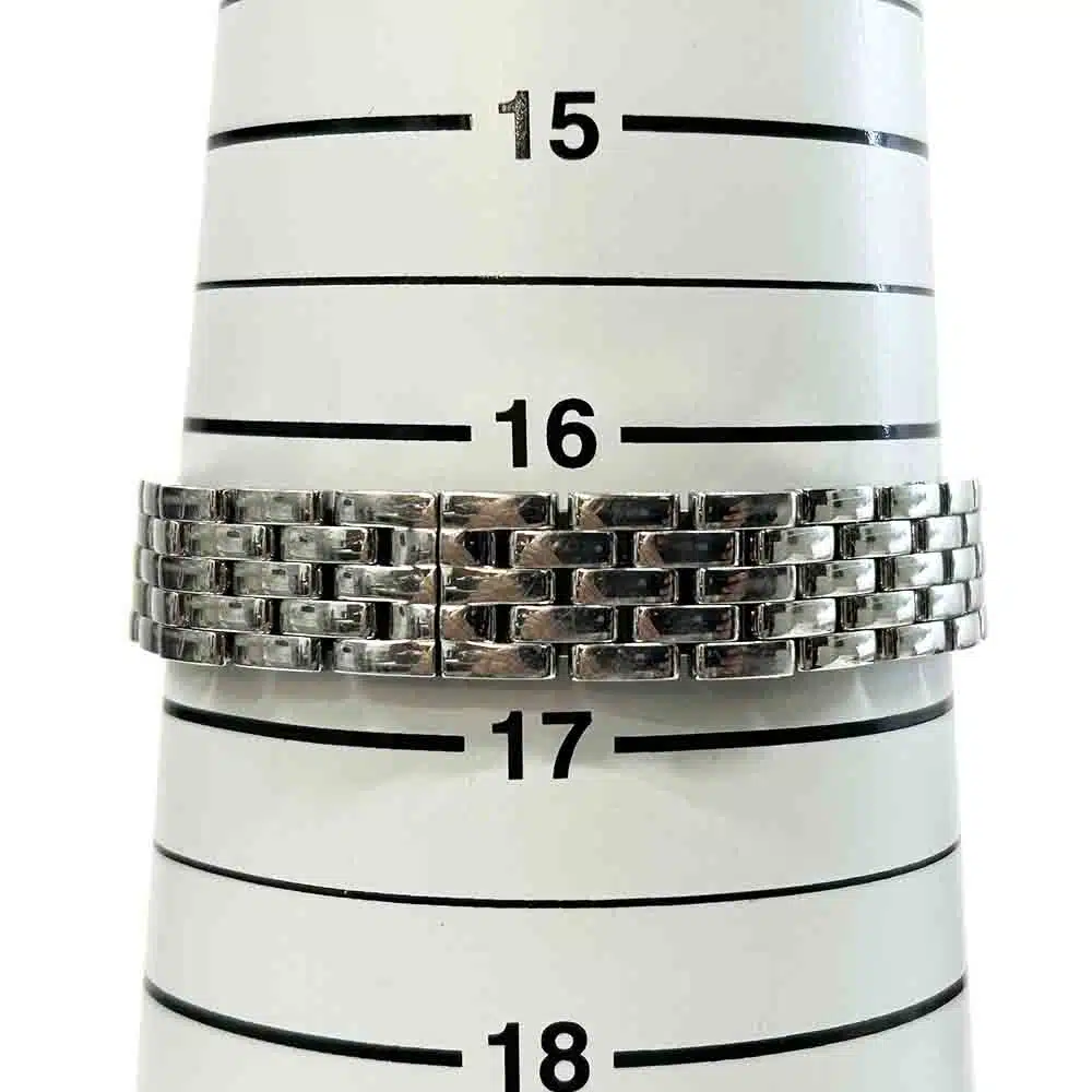 Cartier Panthere W4PN0007 Stainless Steel White Roman Dial with Diamond Bezel Watch 2021 – image 5