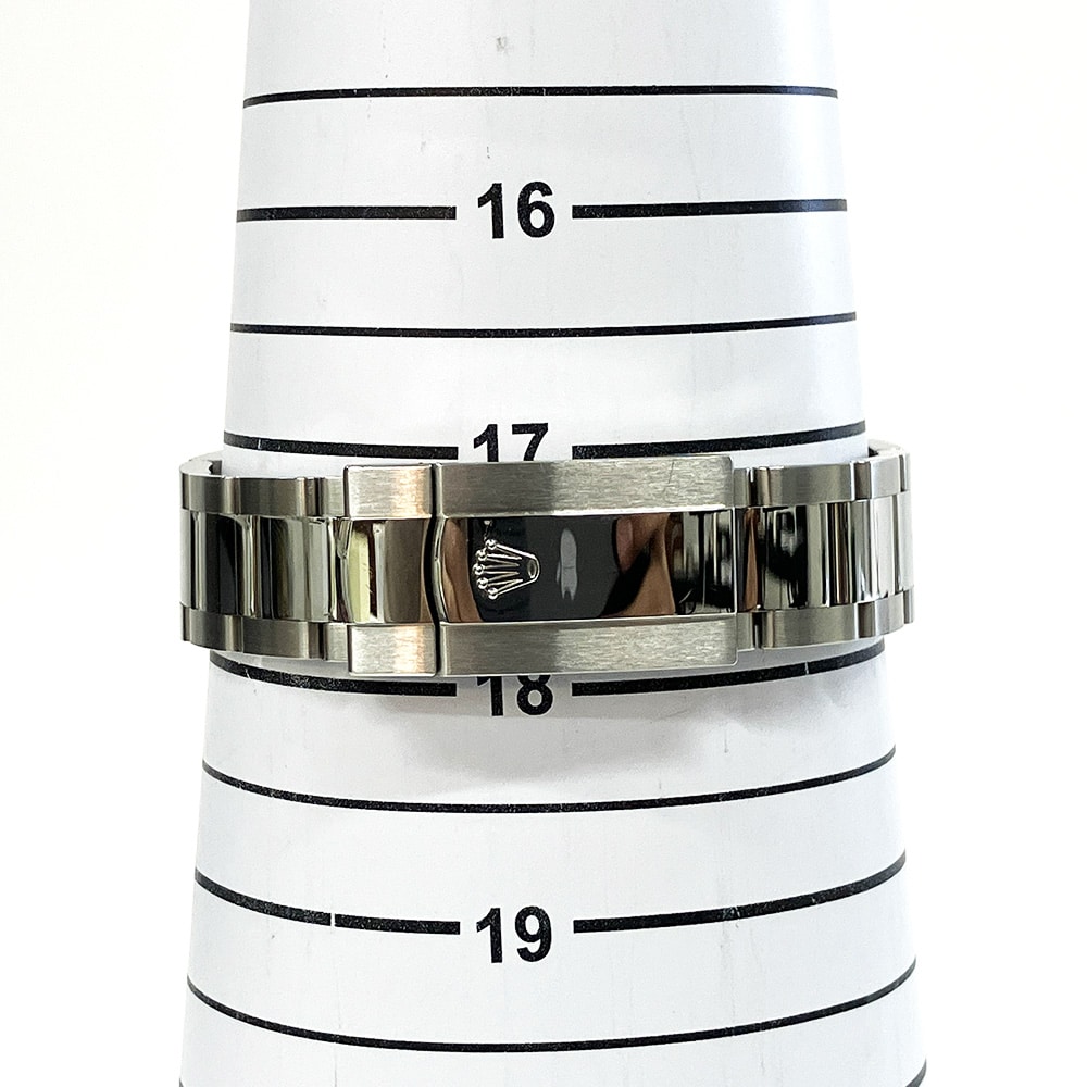 Rolex Steel Datejust 36 Domed Bezel 126200-0008 White Roman Dial Oyster Bracelet Watch 2024