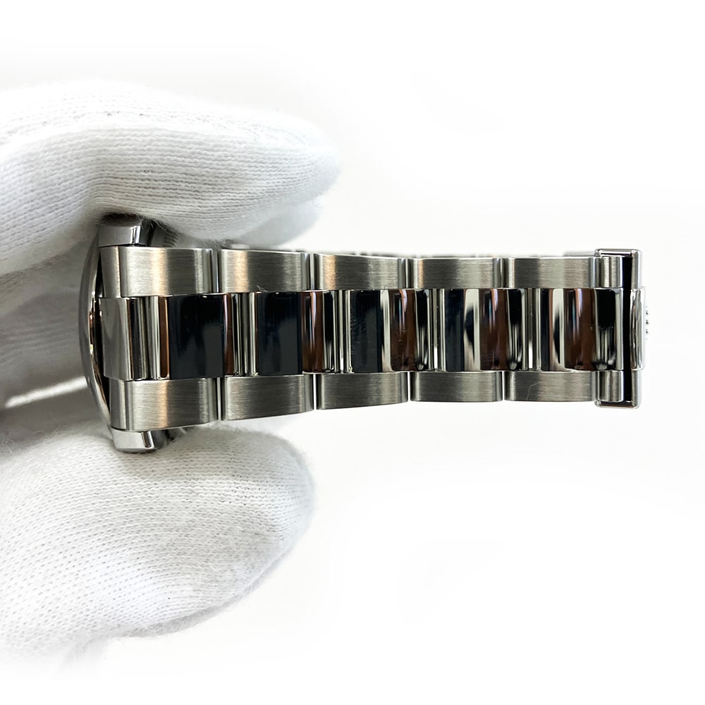 Rolex Steel Datejust 36 Domed Bezel 126200-0008 White Roman Dial Oyster Bracelet Watch 2024