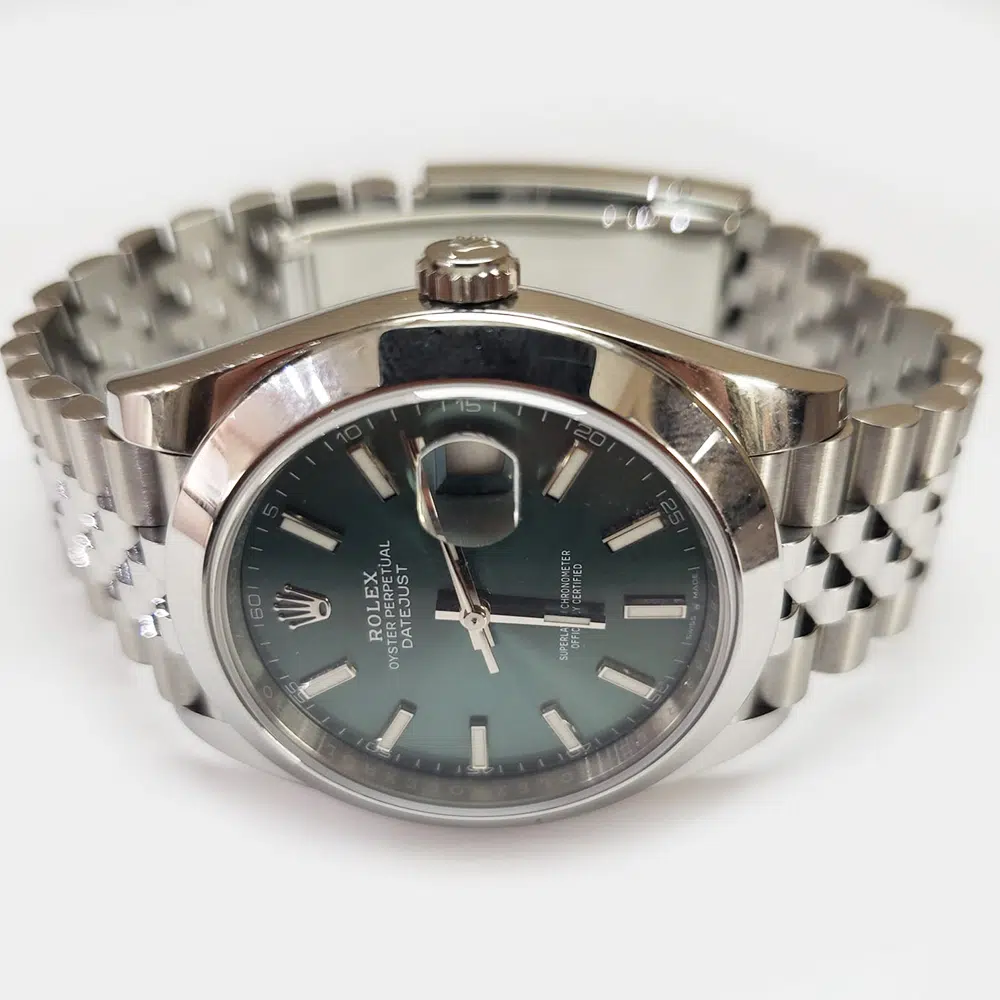 Rolex Datejust Green Index Dial Jubilee Bracelet 126300-0020 Stainless Steel Men's Watch 2024 – image 4