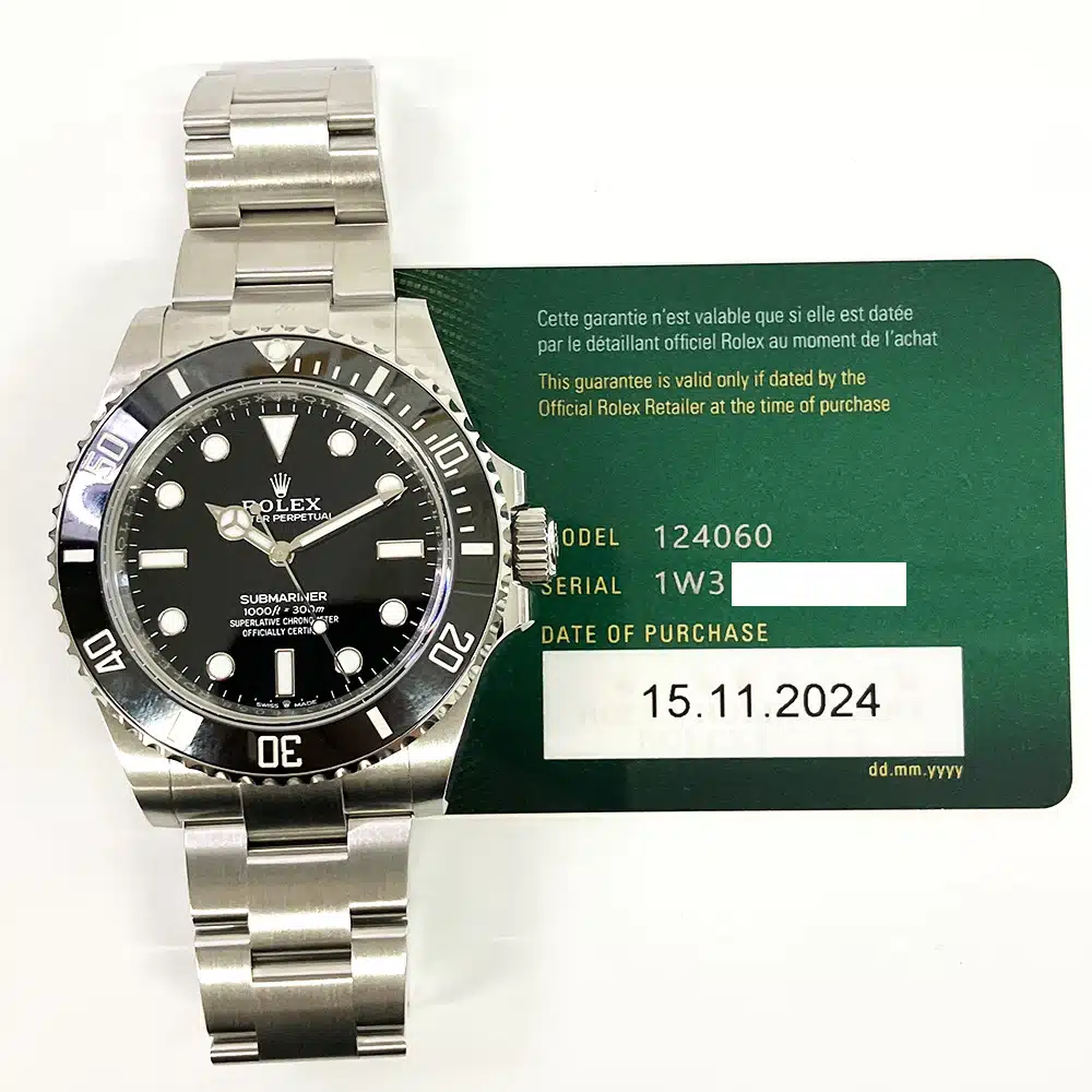 Rolex Oyster Perpetual Submariner 41mm Mens Watch 124060 Steel Bracelet 2024 – image 3