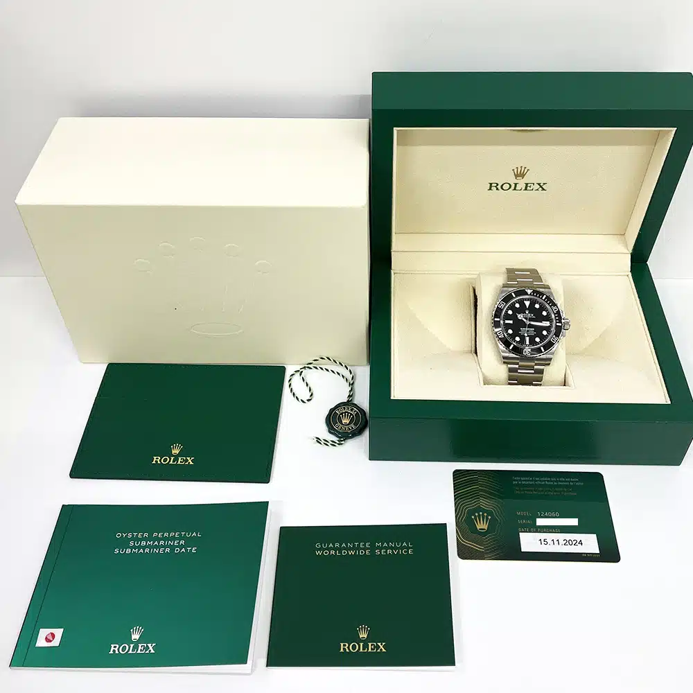 Rolex Oyster Perpetual Submariner 41mm Mens Watch 124060 Steel Bracelet 2024 – image 8