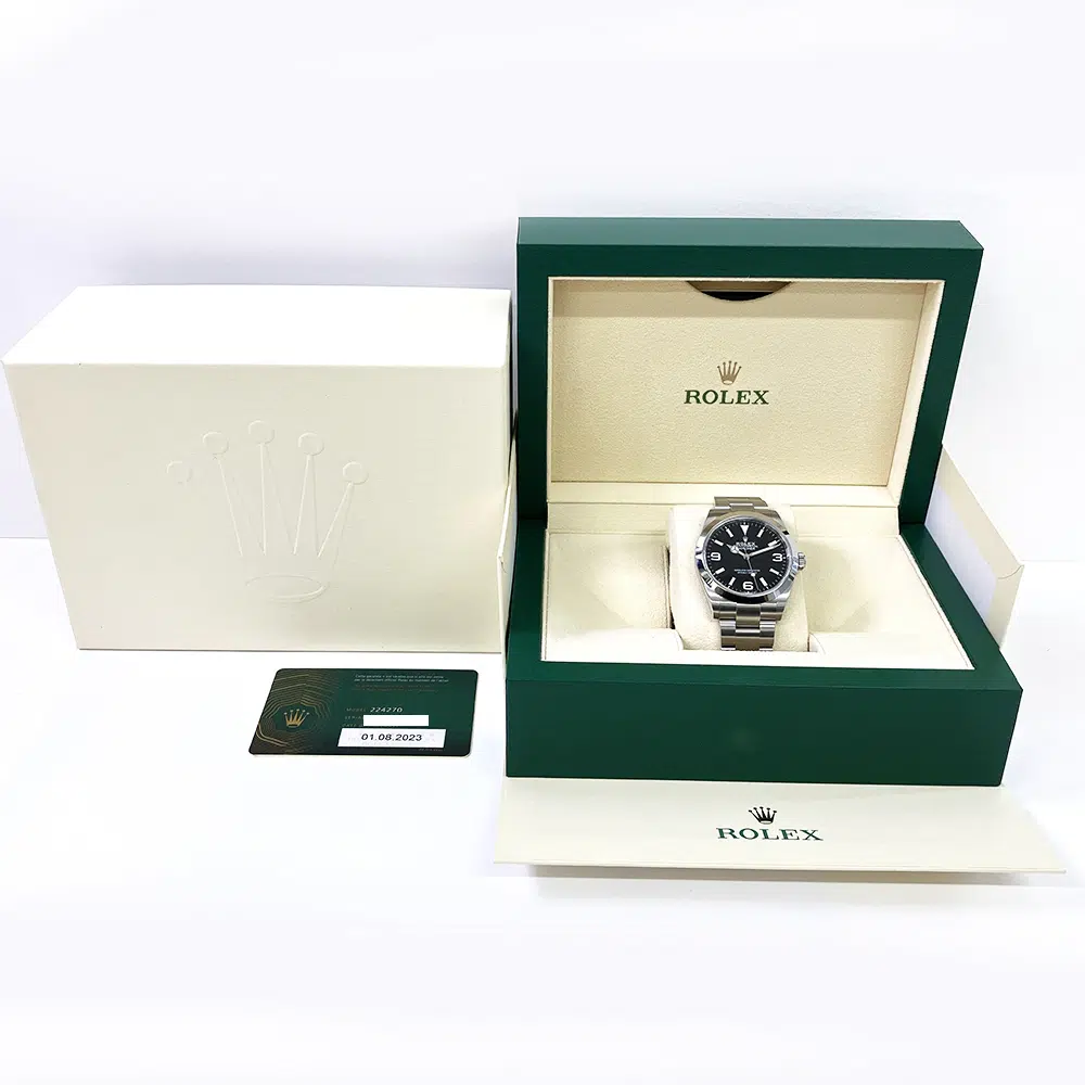 Rolex Explorer 224270 Oyster 40mm Stainless Steel Watch Black Dial 2023 – image 8