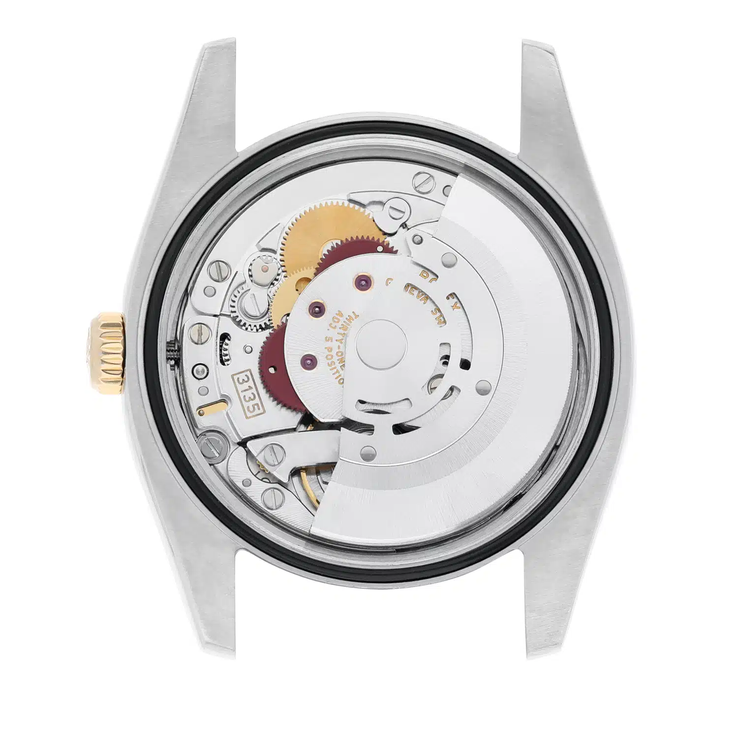 Rolex Datejust 36 Jubilee 116233 Stainless Steel & Yellow Gold Watch Tuxedo Index Dial – image 8