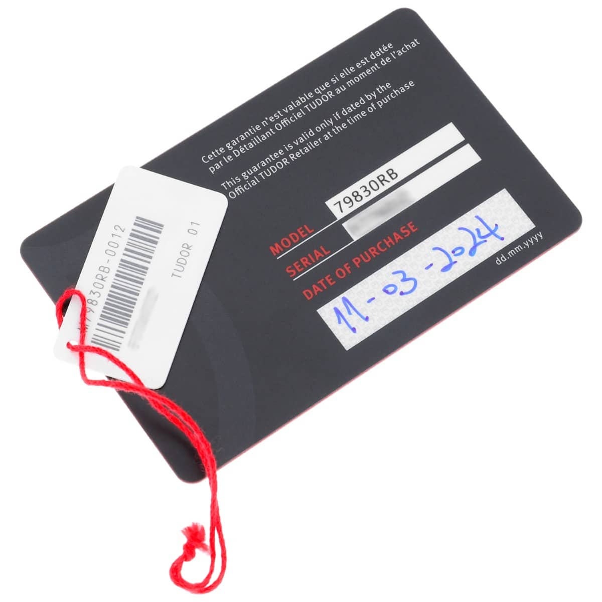 Tudor Black Bay Automatic 41mm GMT Mens Watch on a Strap 79830RB Unworn