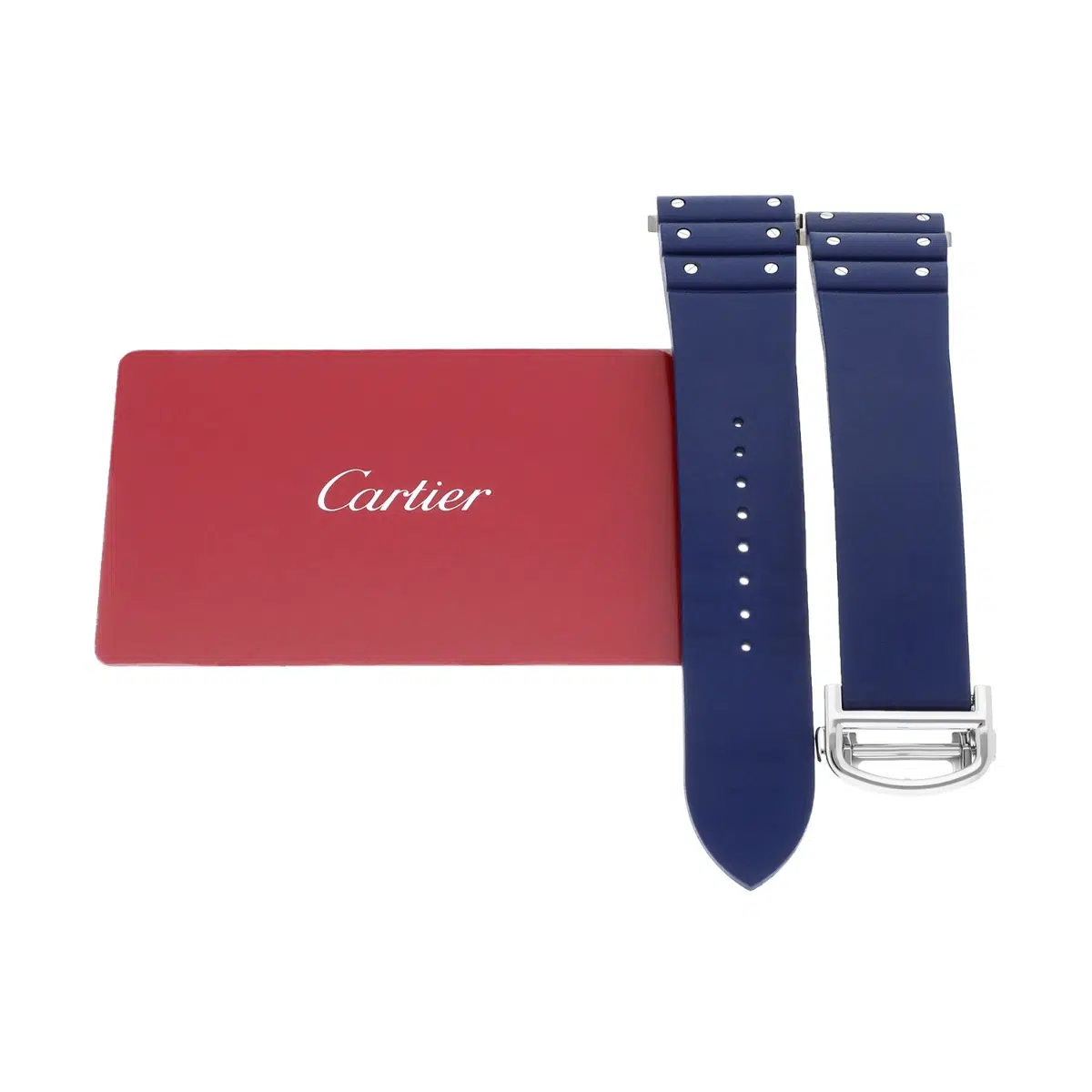 Cartier Santos De Cartier Blue Dial Stainless Steel Men's Watch WSSA0048 Complete – image 9