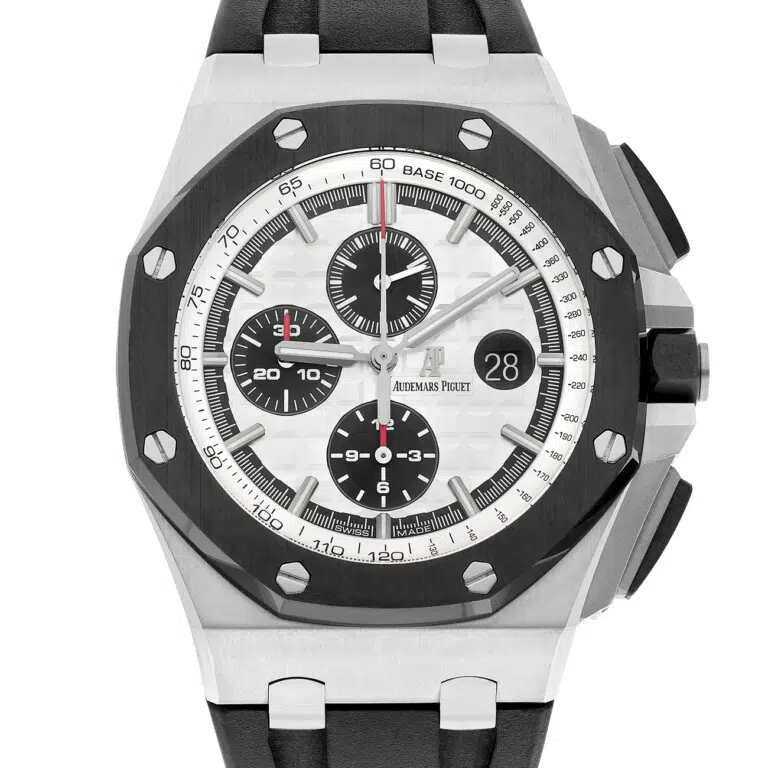 Audemars Piguet Royal Oak Offshore Chronograph 44 mm 26400SO.OO.A002CA.01 Stainless Steel with White Dial Watch – image 3