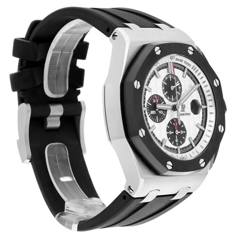 Audemars Piguet Royal Oak Offshore Chronograph 44 mm 26400SO.OO.A002CA.01 Stainless Steel with White Dial Watch – image 4
