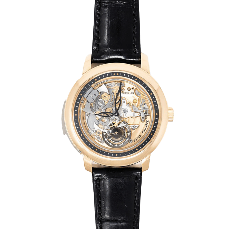 Patek Philippe Minute Repeater Grand Complications 5303R-001 Rose Gold with Black Leather Watch 2023