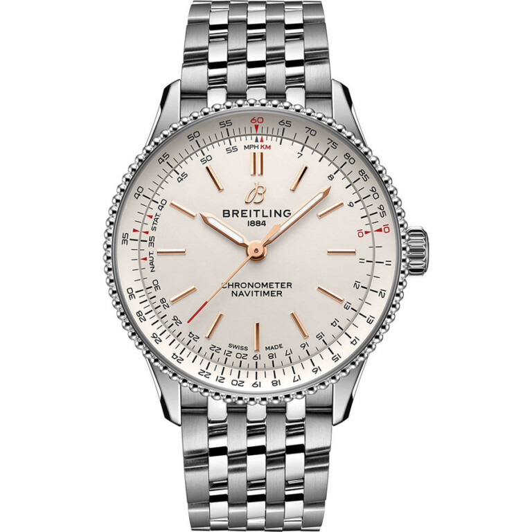 Breitling Navitimer Automatic Watch 36mm A17327211G1A1 Stainless Steel Case Cream Dial 2024