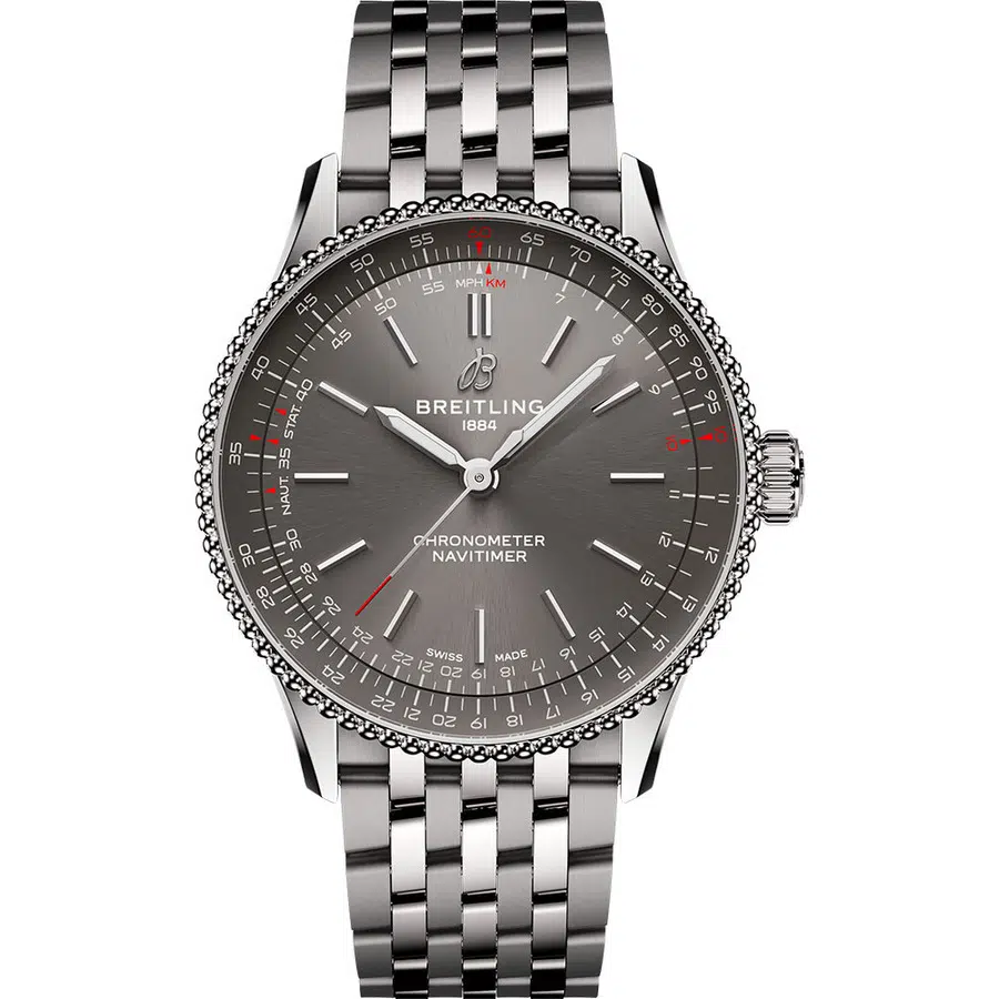 Breitling Navitimer 36mm A17327381B1A1 Automatic Stainless Steel With Grey Dial Watch 2024