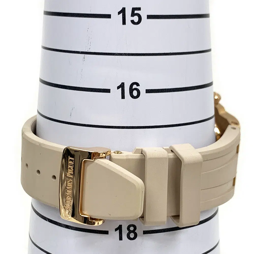 Audemars Piguet Royal Oak Offshore 26236OR.YY.D085CA.01 Rose Gold With Biege Rubber Watch – image 6